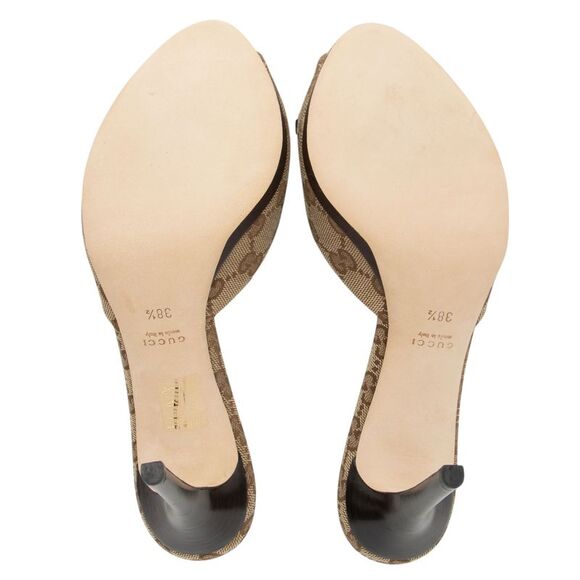 Gucci GG Canvas Horsebit Mules - Size 8.5 / 38.5 - Picture 6 of 8